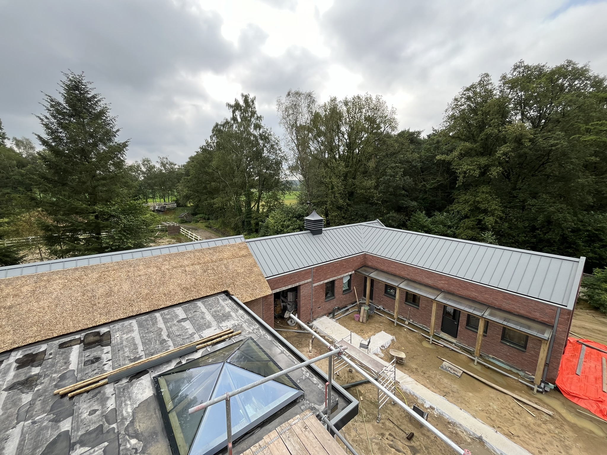 Uitbreiding bestaande woning Prefalz aluminium felsbanen